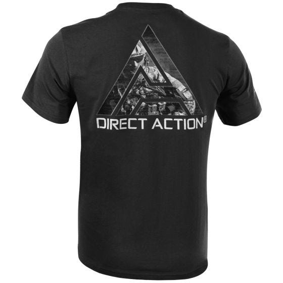 Direct Action Logo D.A. 3 T-shirt Black