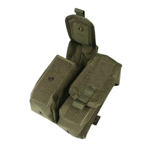 Flyye Dual AK Magazine Pouch MOLLE Ranger Green