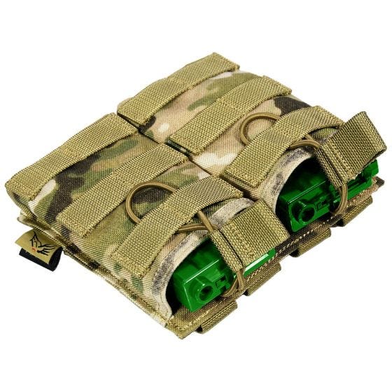 Flyye EV Universal Double Magazine Pouch MOLLE MultiCam