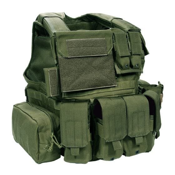 Flyye Force Recon Vest with Pouch Set ver. Land Olive Drab