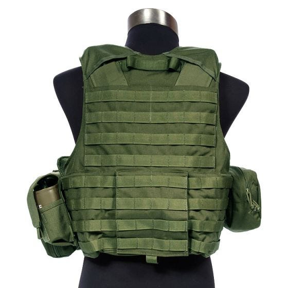 Flyye Force Recon Vest with Pouch Set ver. Land Olive Drab