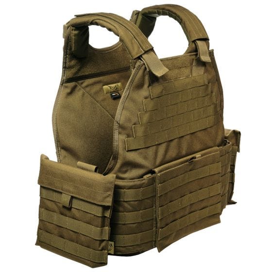 Flyye MOLLE SPC Armor Vest Coyote Brown