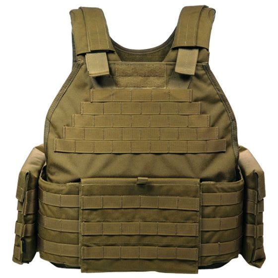 Flyye MOLLE SPC Armor Vest Coyote Brown