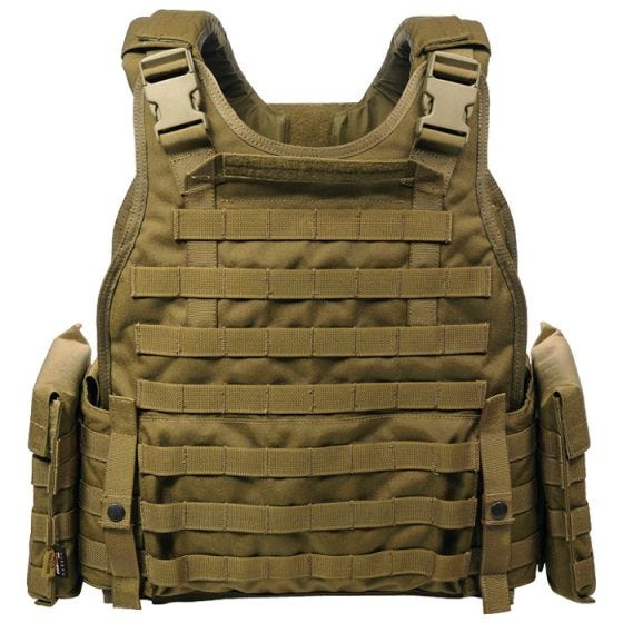 Flyye MOLLE SPC Armor Vest Coyote Brown
