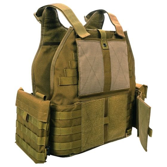 Flyye MOLLE SPC Armor Vest Coyote Brown