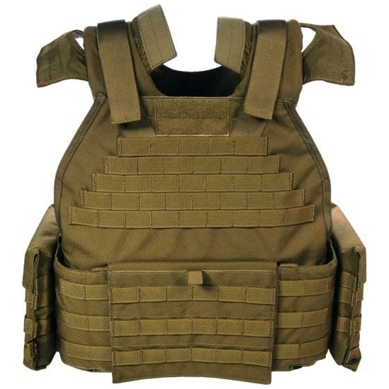 Flyye MOLLE SPC Armor Vest Coyote Brown