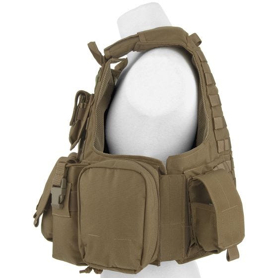 Flyye Force Recon Vest with Pouch Set ver. Mar Coyote Brown