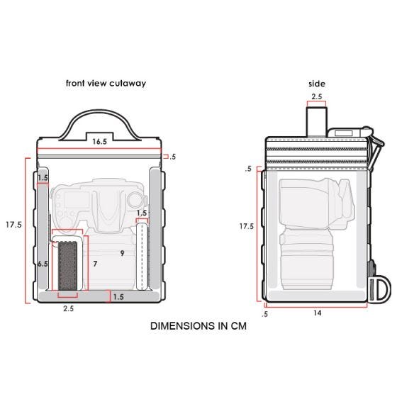 Hazard 4 Forward Observer MOLLE SLR Camera Bin Coyote