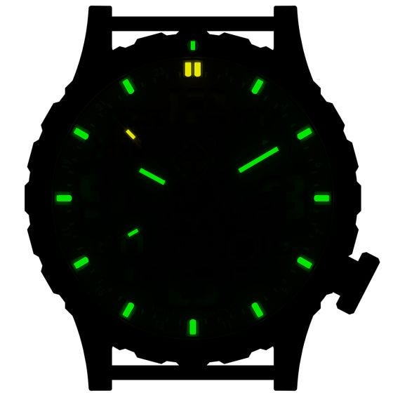 Hazard 4 Heavy Water Diver Titanium Tritium Watch Blackout Green/Yellow
