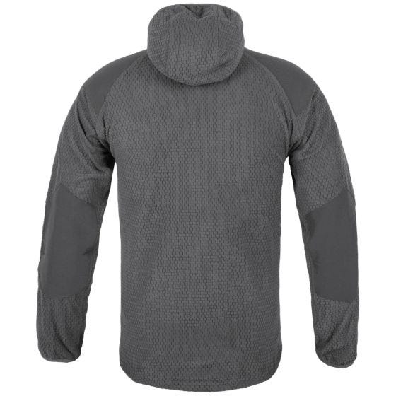 Helikon Alpha Hoodie Jacket Grid Fleece Shadow Gray