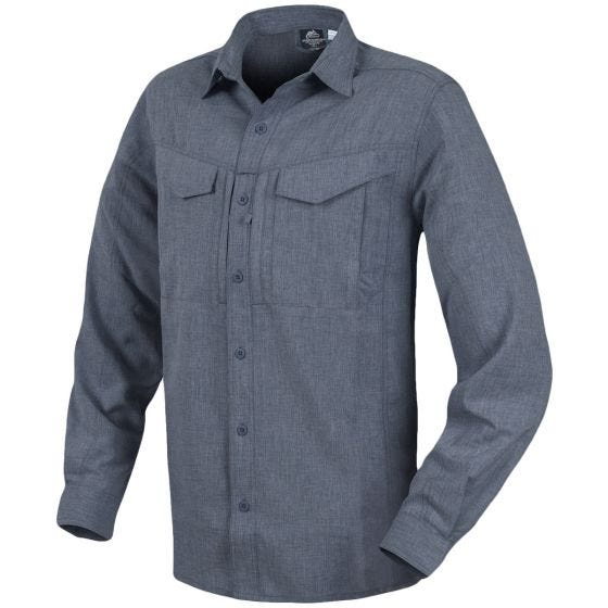 Helikon Defender Mk2 Gentleman Long Sleeve Shirt Melange Black-Grey