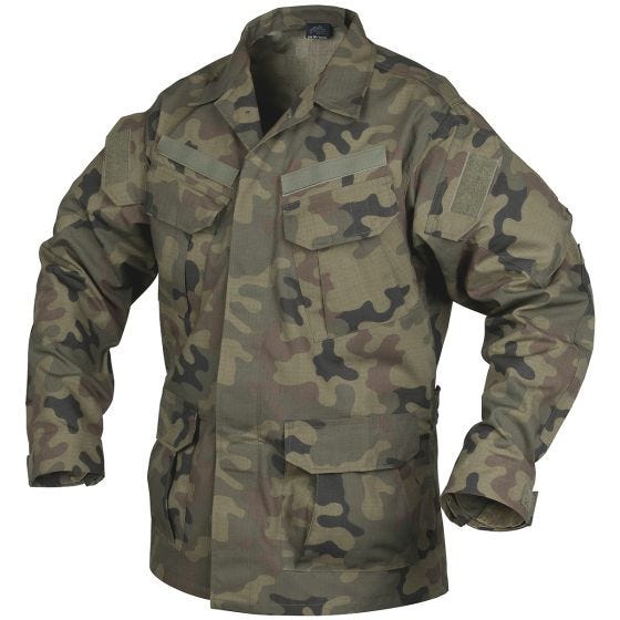 Helikon SFU Shirt Polycotton Ripstop Polish Woodland