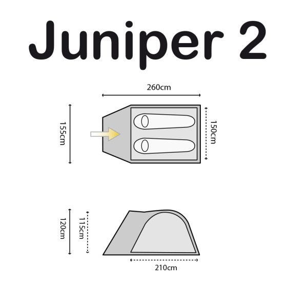 Highlander Juniper 2 Tent Deep Blue