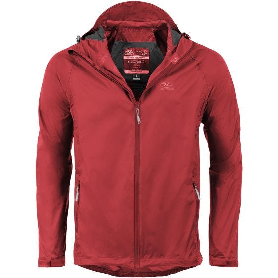 Highlander Stow & Go Packaway Jacket Red