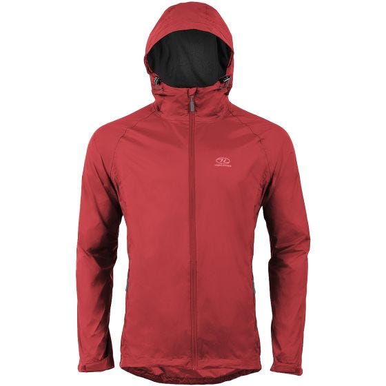 Highlander Stow & Go Packaway Jacket Red