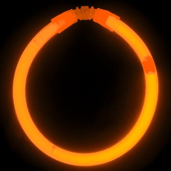 Illumiglow 7.5" Wrist Band Orange
