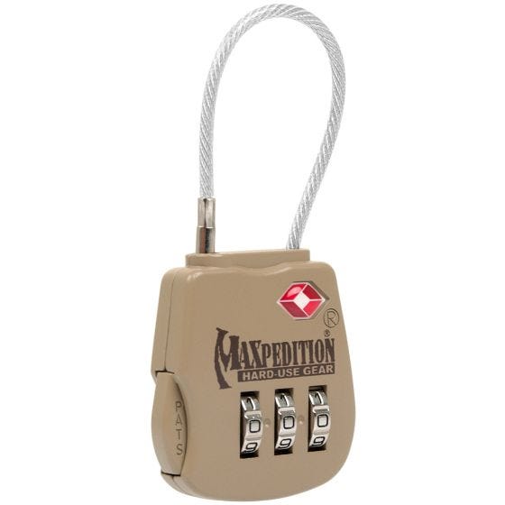 Maxpedition Tactical Luggage Lock Khaki