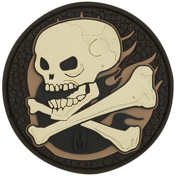 Maxpedition Skull (Arid) Morale Patch