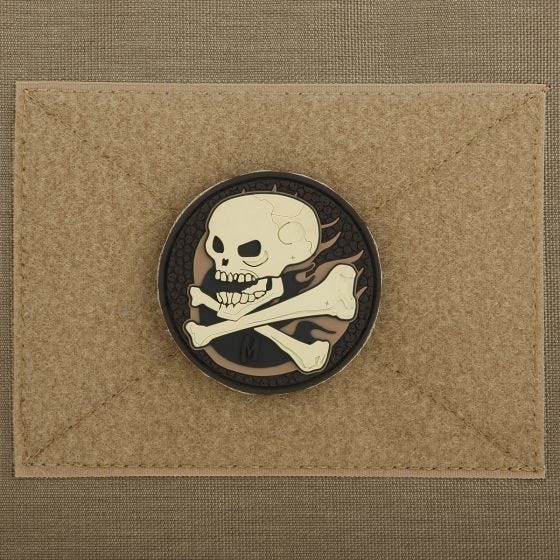 Maxpedition Skull (Arid) Morale Patch