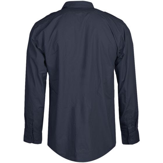 Mil-Tec RipStop Shirt Long Sleeve Navy Blue