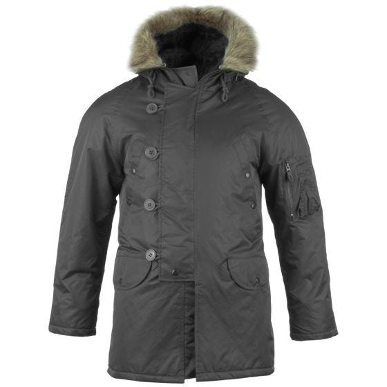 Mil-Tec N-3B Flight Jacket Black