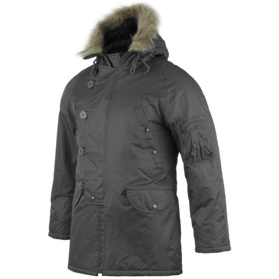 Mil-Tec N-3B Flight Jacket Black