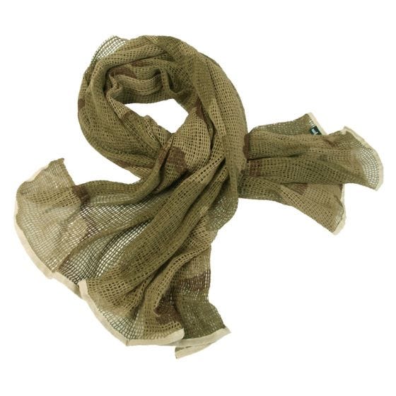Mil-Tec Net Scarf 3-Color Desert