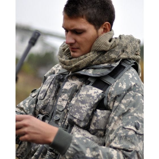 Mil-Tec Net Scarf 3-Color Desert