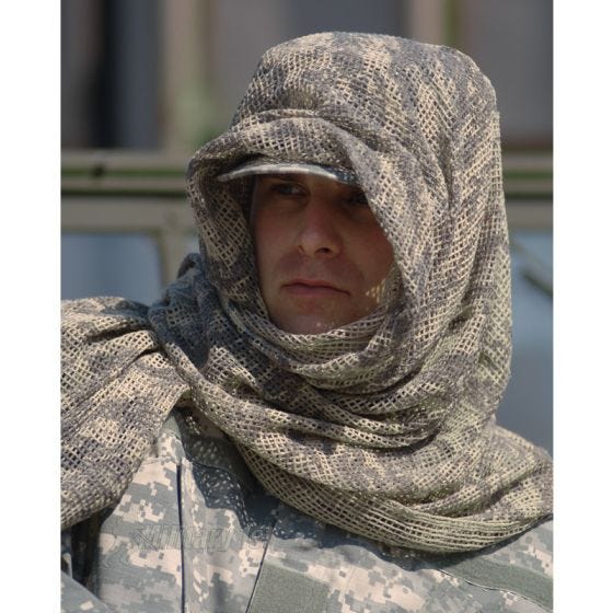 Mil-Tec Net Scarf 3-Color Desert