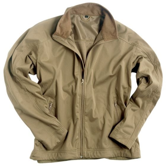 Mil-Tec Soft Shell Jacket Lightweight Coyote