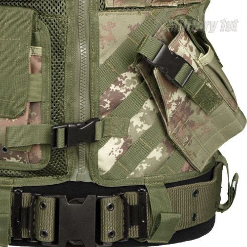 Mil-Tec USMC Tactical Vest Vegetato Woodland