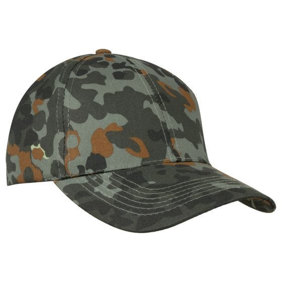 Mil-Tec Baseball Cap with Plastic Band Flecktarn