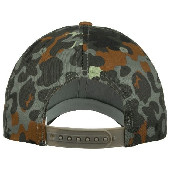 Mil-Tec Baseball Cap with Plastic Band Flecktarn
