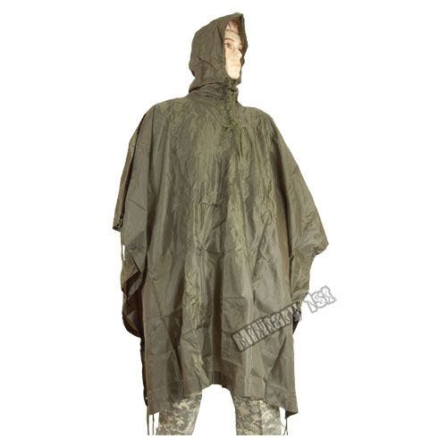 Waterproof Poncho Ripstop Olive