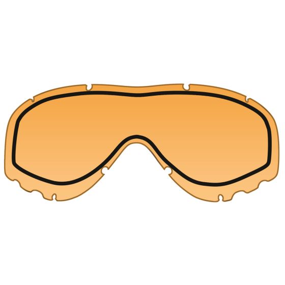 Wiley X Spear Goggles - Dual Smoke Gray + Clear + Light Rust Lens / Matte Black Frame