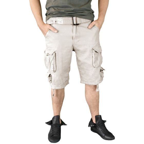 Surplus Division Shorts White