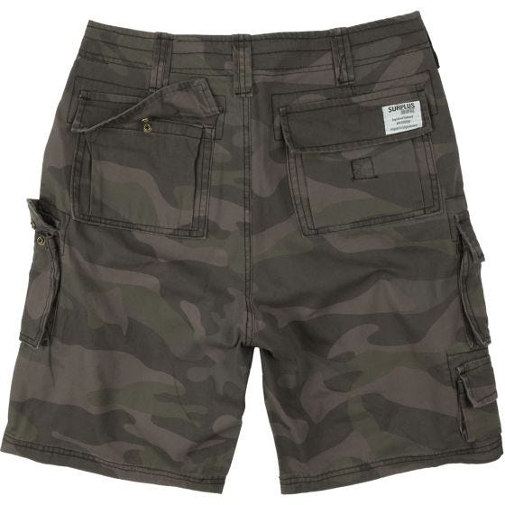 Surplus Trooper Shorts Black Camo