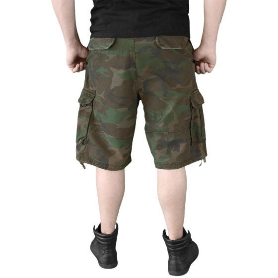 Surplus Vintage Shorts Washed Woodland