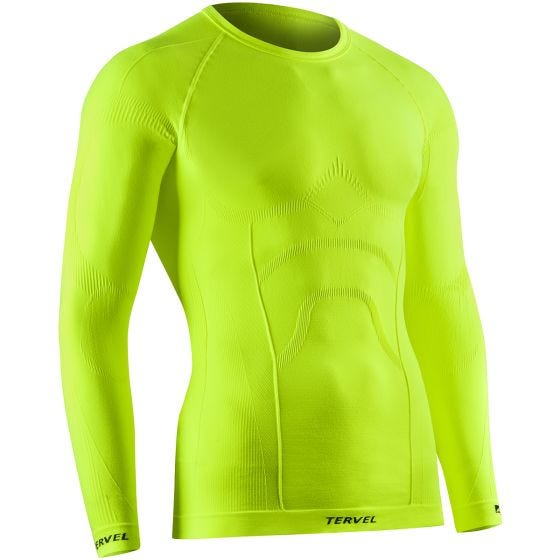 Tervel Comfortline Shirt Long Sleeve Yellow Fluo