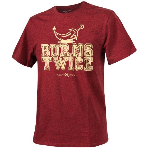 Helikon Trollsky Burns Twice T-shirt Melange Red