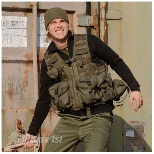 Mil-Tec Tactical Vest Modular System Olive