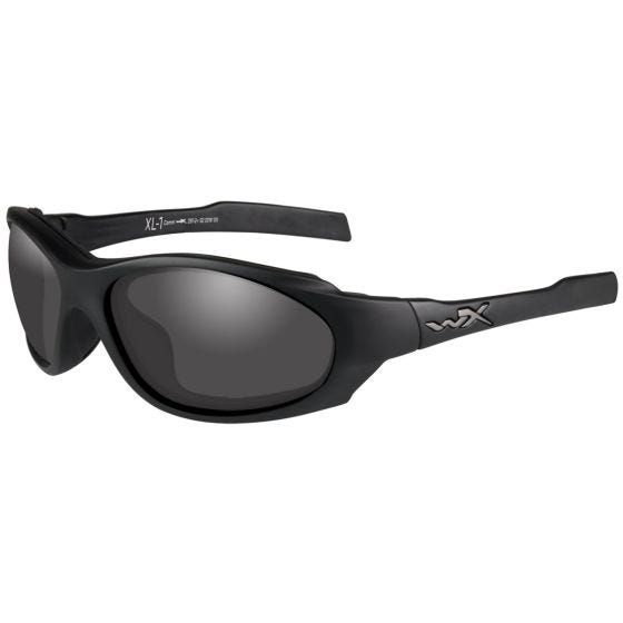 Wiley X XL-1 Advanced COMM Glasses - Smoke Gray + Clear + Light Rust Lens / Matte Black Frame