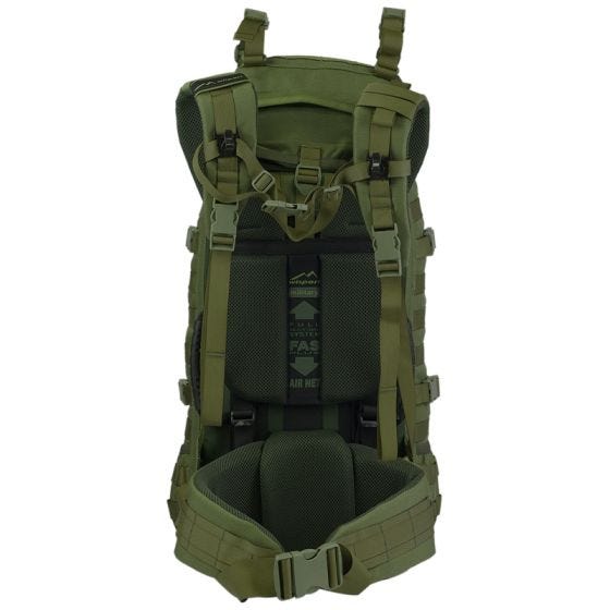 Wisport Raccoon 45L Rucksack Olive Green